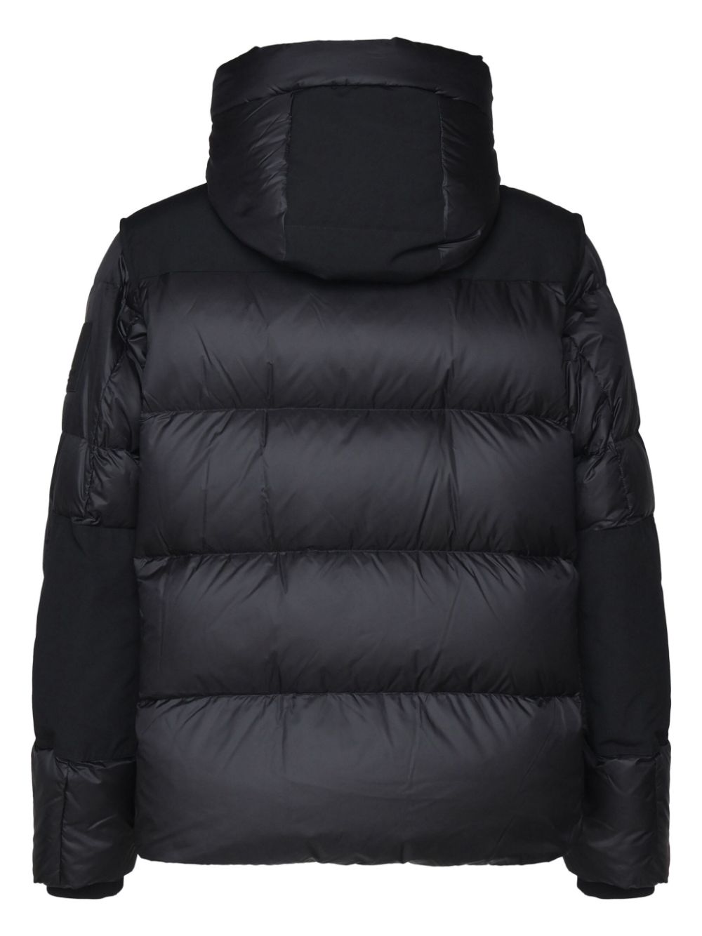 Burberry logo-appliqué puffer jacket - Zwart