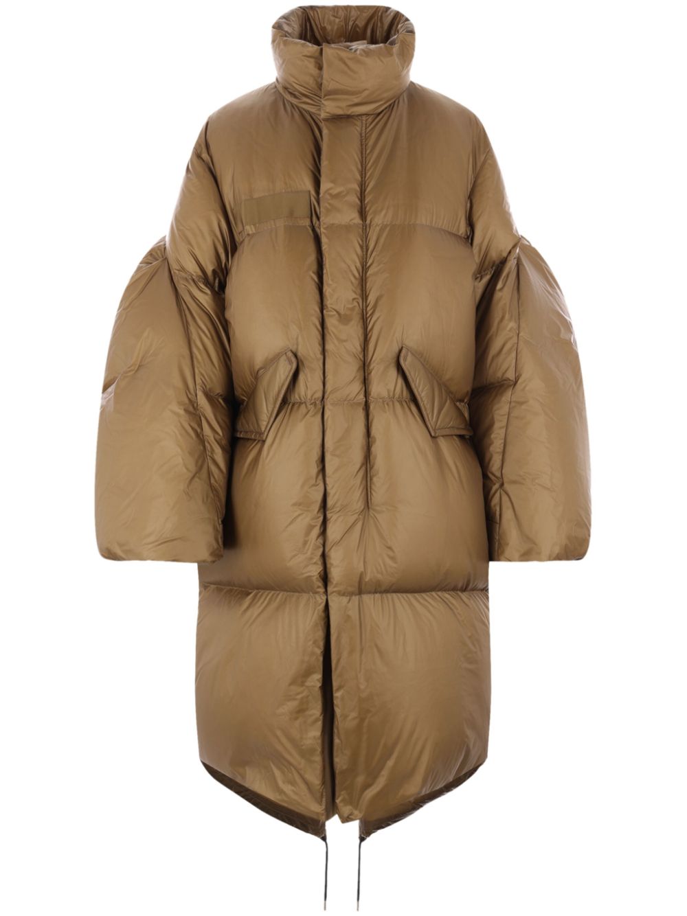 zip-up puffer jacket