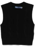 Polo Ralph Lauren cable-knit vest - Black