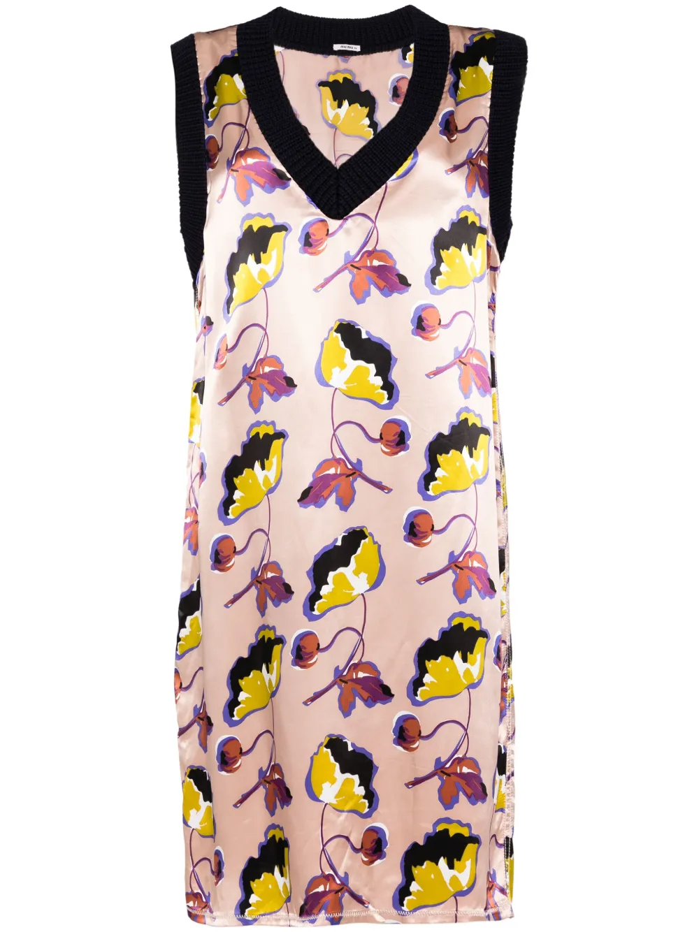 Miu Miu Pre-Owned Kleid mit V-Ausschnitt | Schwarz | Image 1