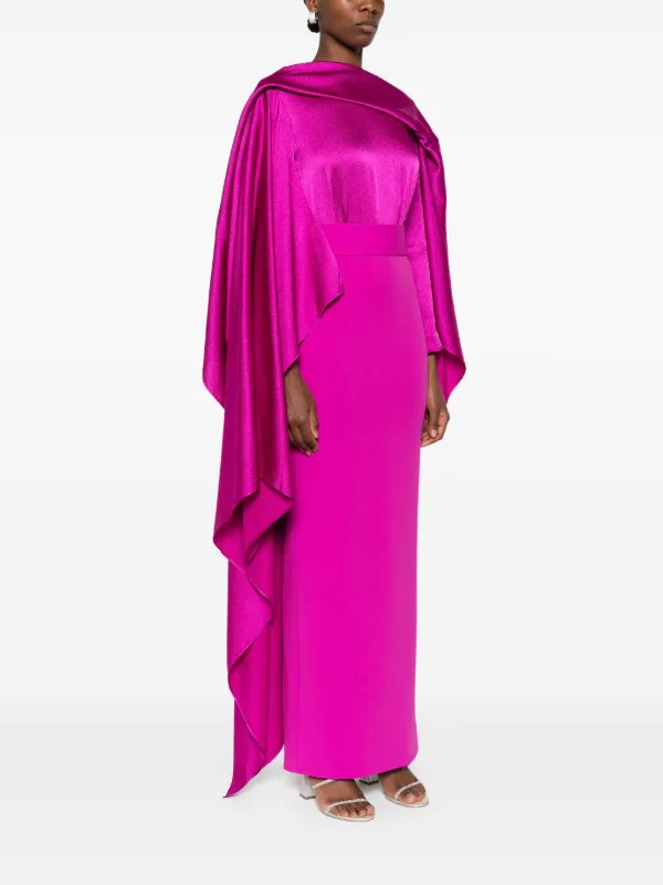 solace london pink dress The Charo Maxi in Soft Its clean construction and graceful drape make it a versatile choice for elevated evening looks and special occasions Storm gown in pink -