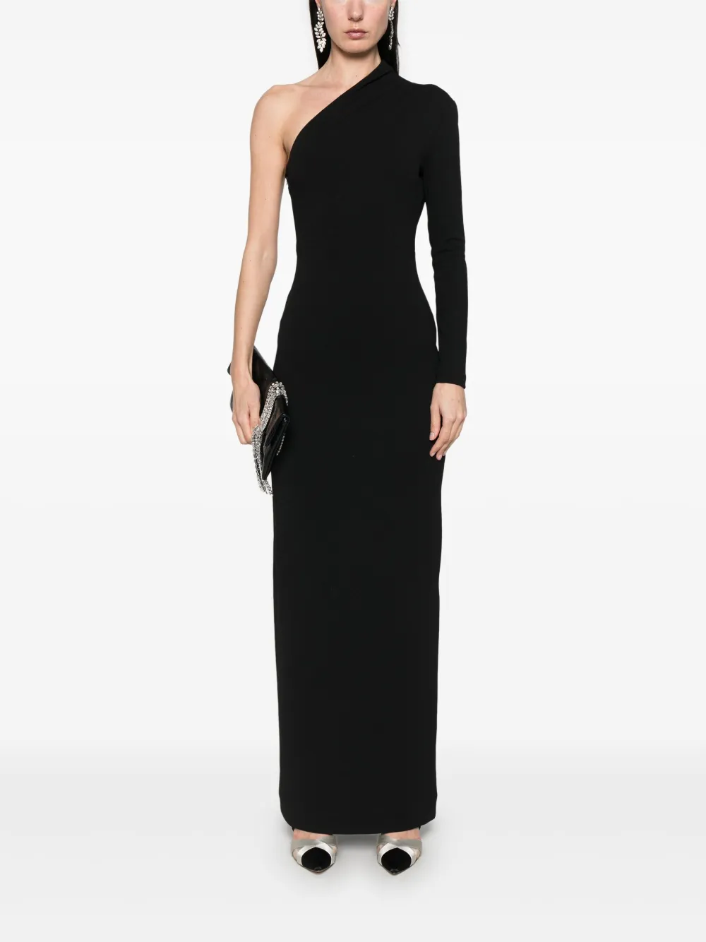 Solace London Joana maxi-jurk - Zwart