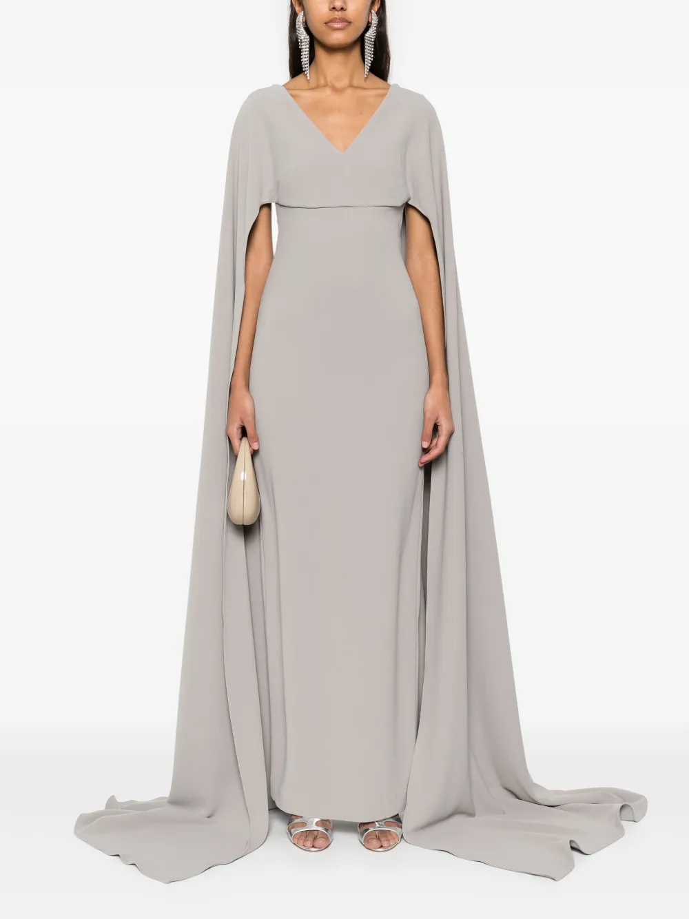 Solace London Morgan maxi-dress - Grijs