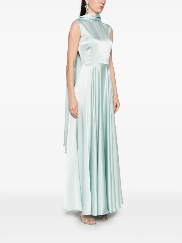 Solace London Emilia Maxi Dress | Blue | FARFETCH