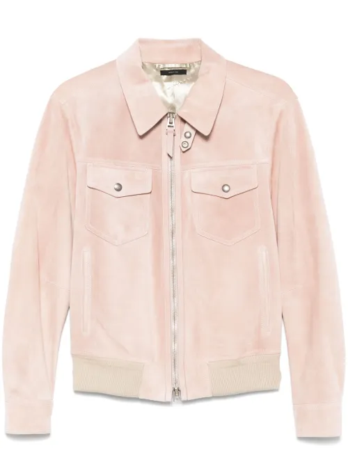 Veste bomber en daim - TOM FORD - Modalova