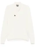 TOM FORD shawl collar sweater - White