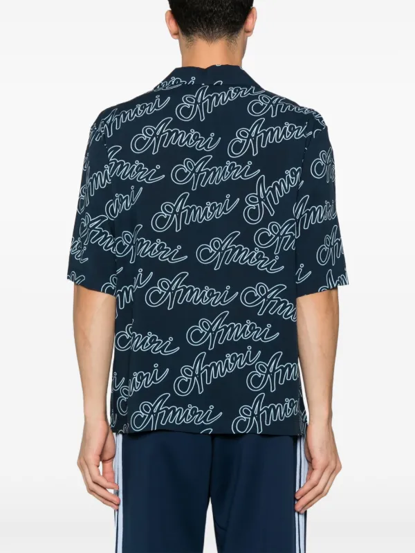 AMIRI Script Shirt | Blue | FARFETCH