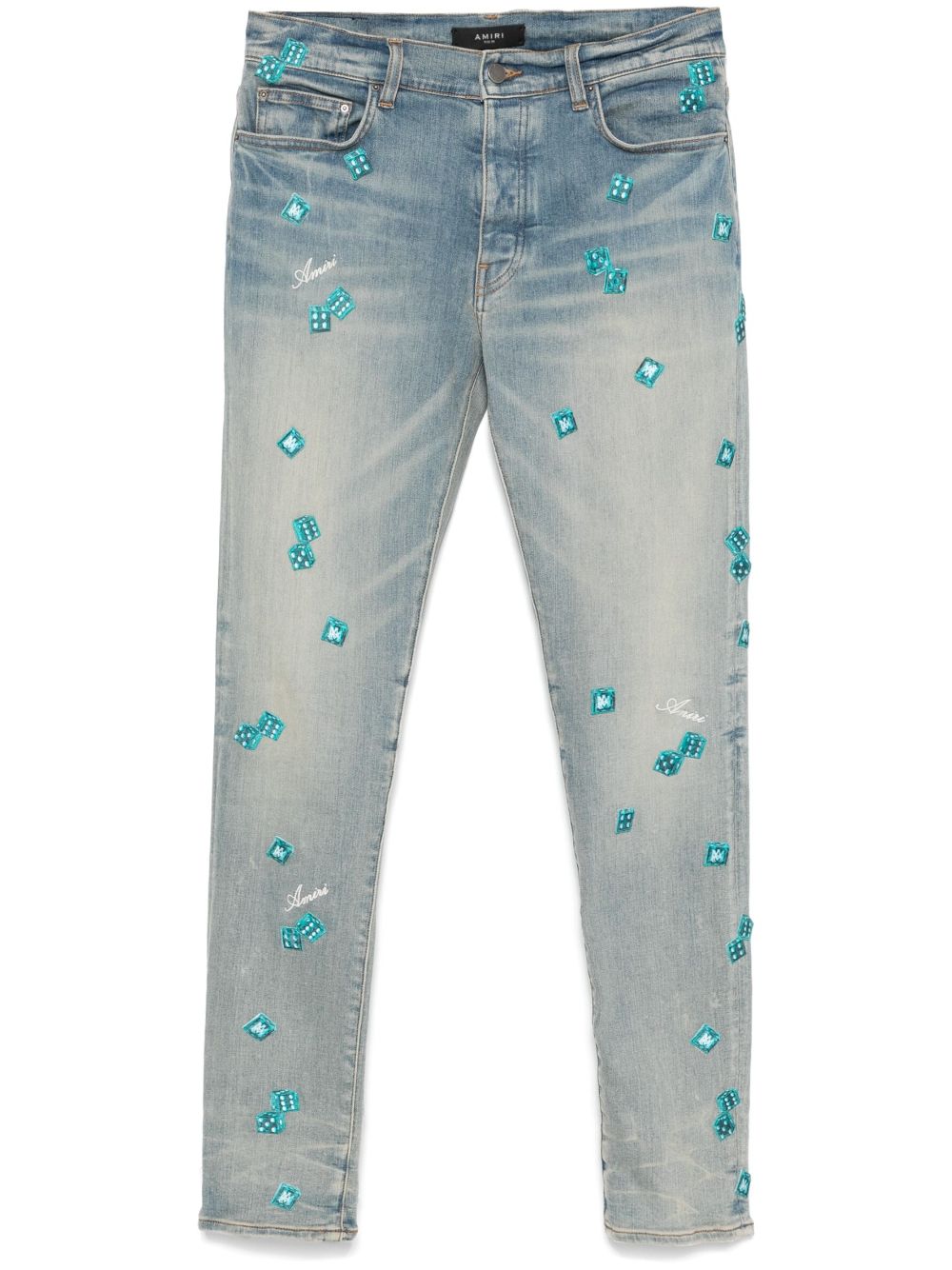 AMIRI Dice jeans Blauw