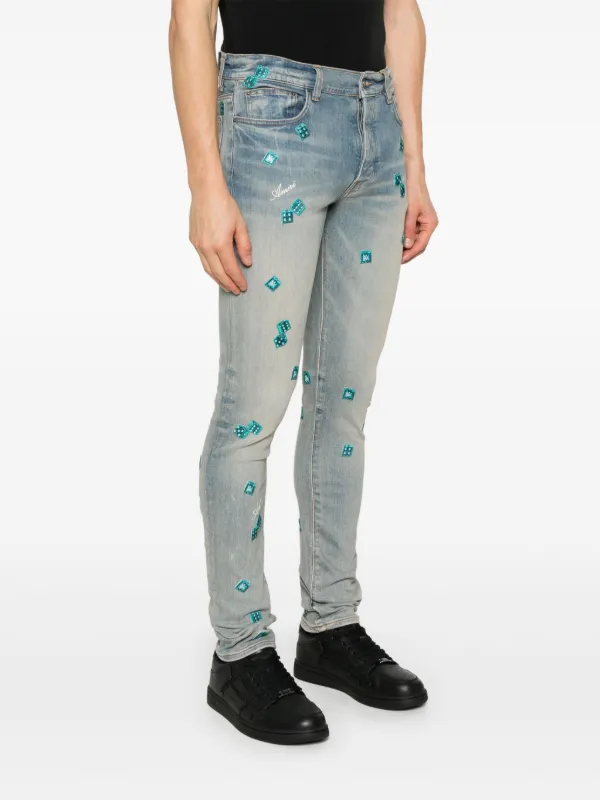 AMIRI Dice Jeans | Blue | FARFETCH