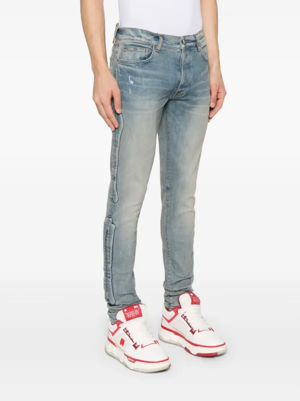 AMIRI 3D-bones Jeans | Blue | FARFETCH ID