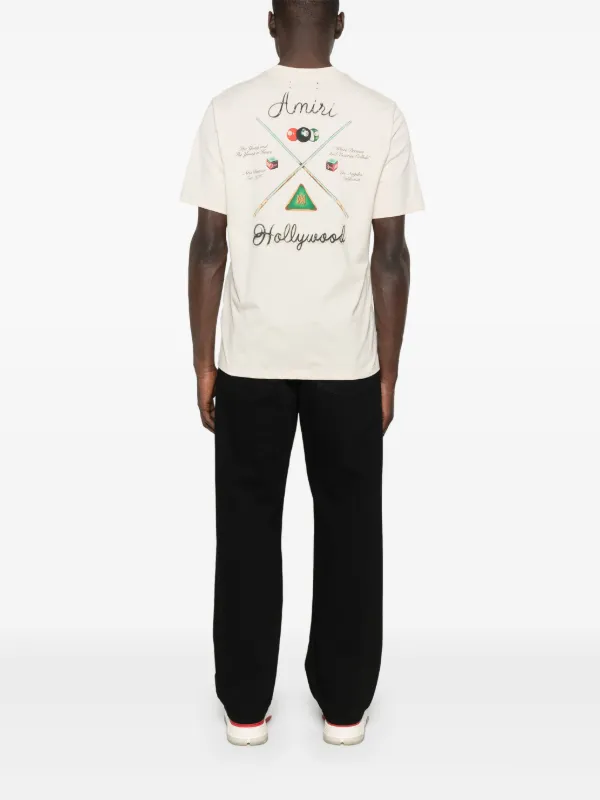 AMIRI Amiri Pool Cue t-shirt | Neutrals | FARFETCH CA
