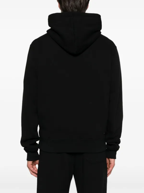 【関税込み】AMIRI ブラック Amiri Staggered フーディ AMIRI Staggered Hoodie | Black | FARFETCH