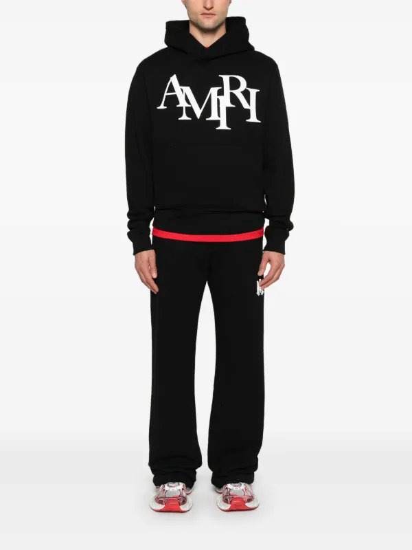 AMIRI Staggered Hoodie | Black | FARFETCH