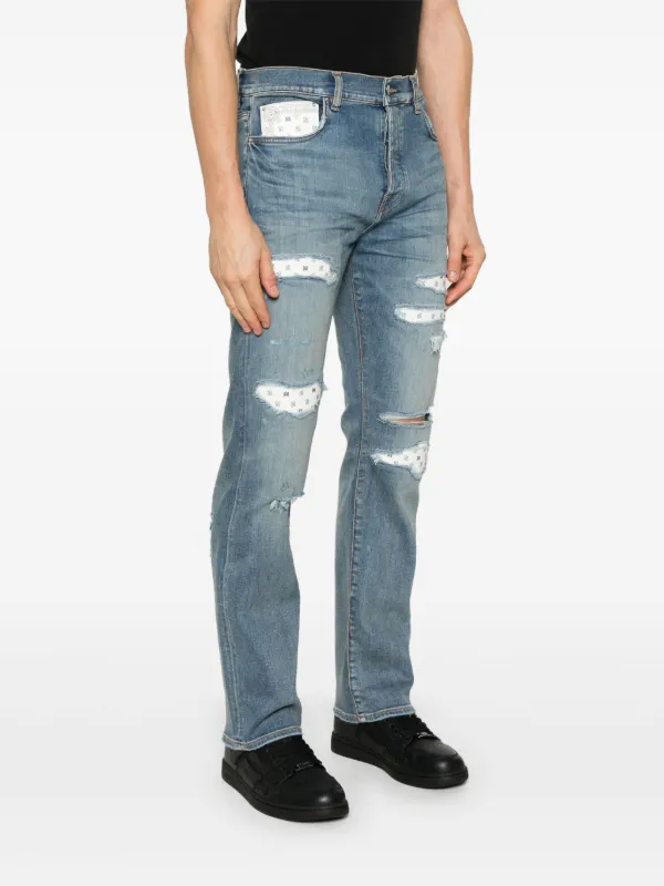 AMIRI Repaired Jeans | Blue | FARFETCH