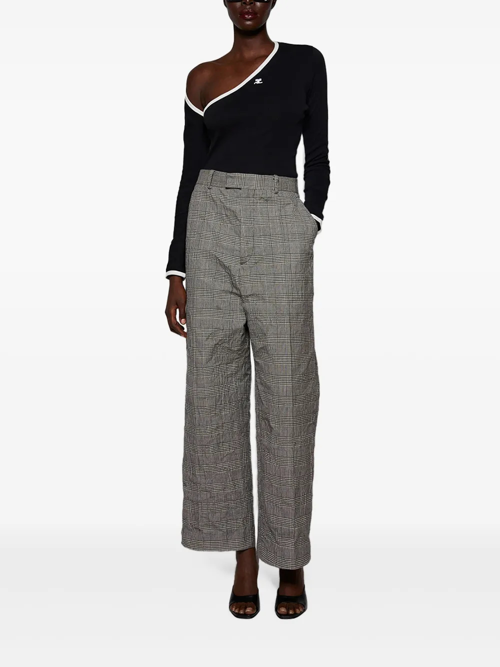 VETEMENTS Geruite broek - Grijs