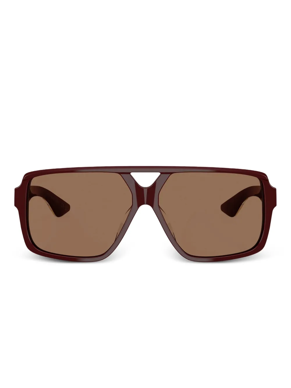 KHAITE x Oliver Peoples pilot-square sunglasses | Brown | Image 1