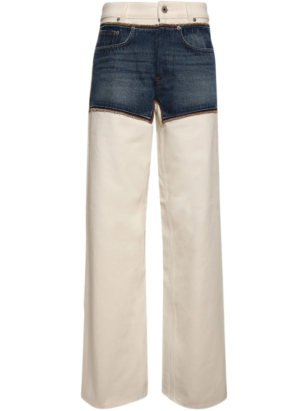 JEAN PAUL GAULTIER PETIT GRAND PANELLED JEANS