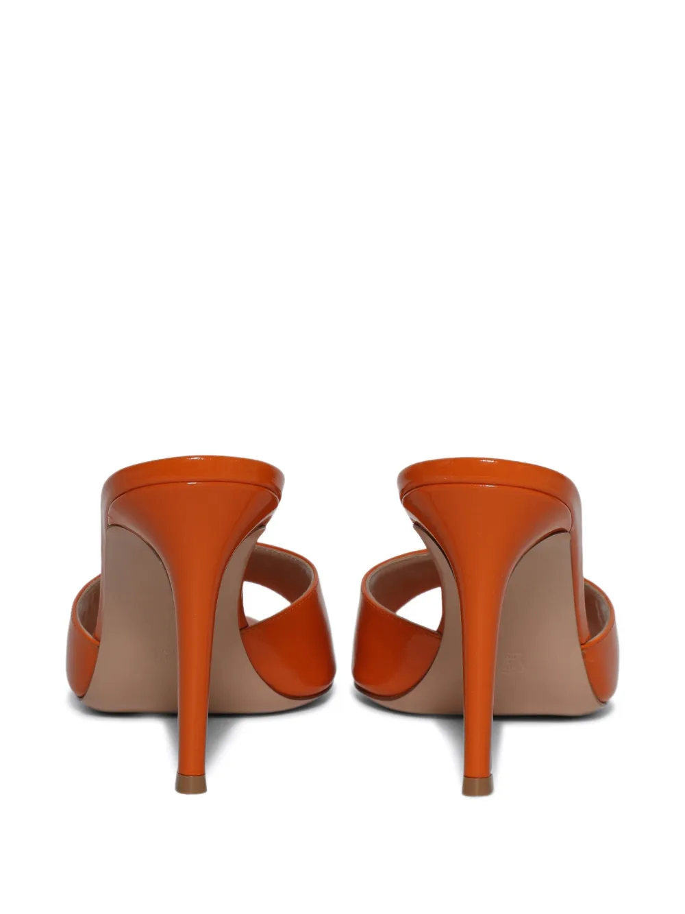 Gianvito Rossi 85mm Elle mules Orange