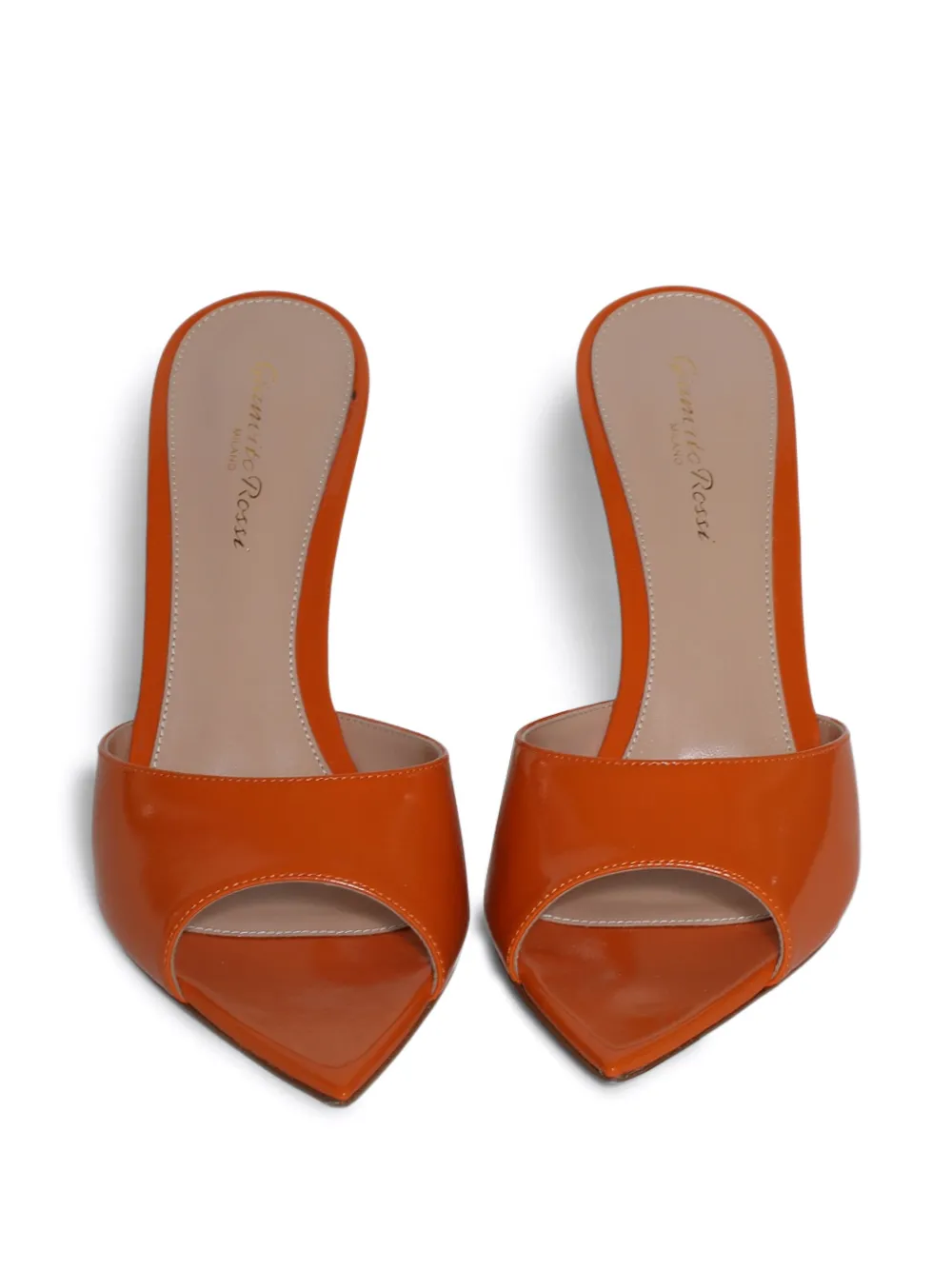 Gianvito Rossi 85mm Elle mules - Oranje