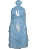 Di Petsa hand-draped mini dress - Blue