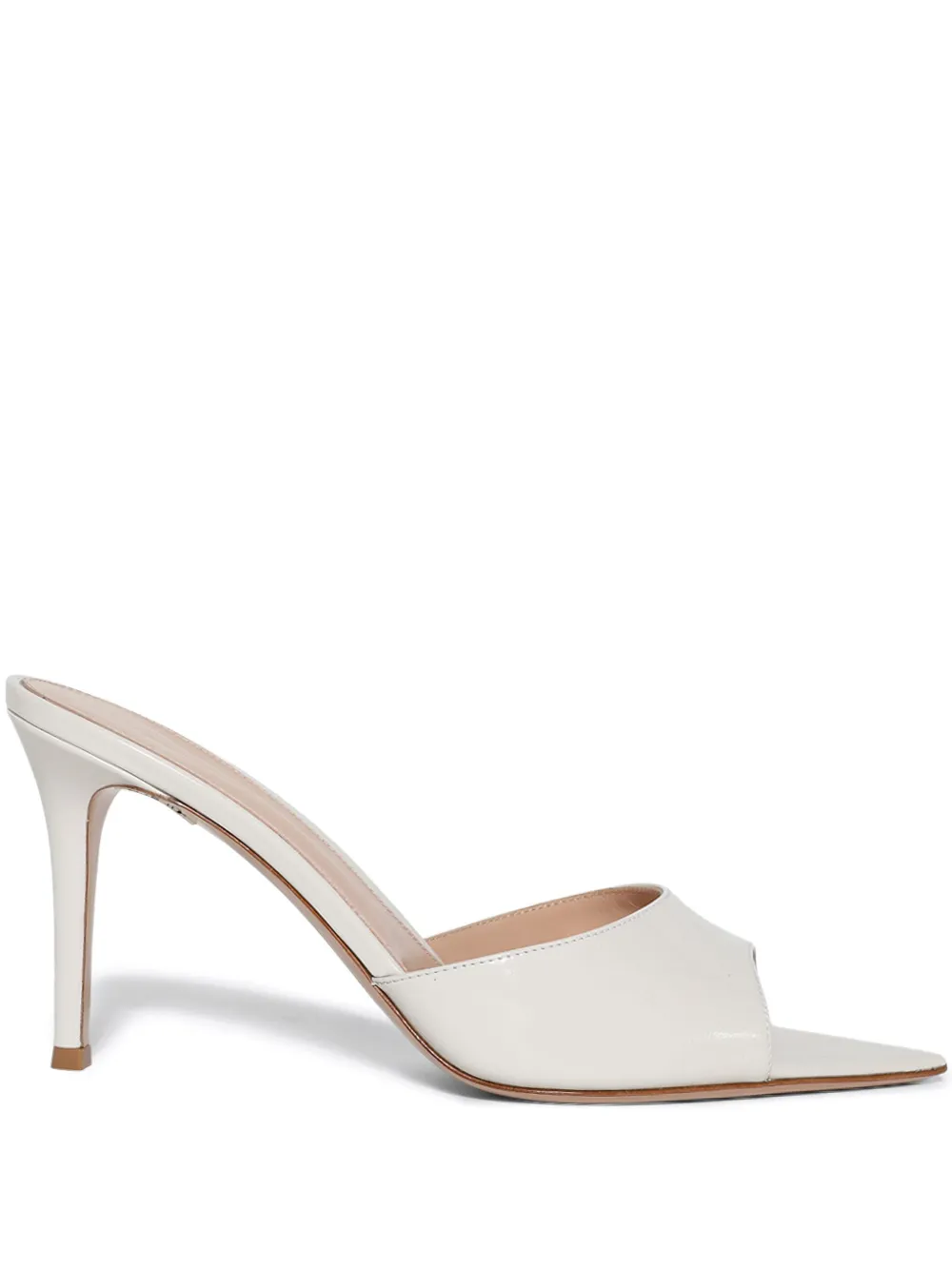 Gianvito Rossi 85mm Elle sandals White