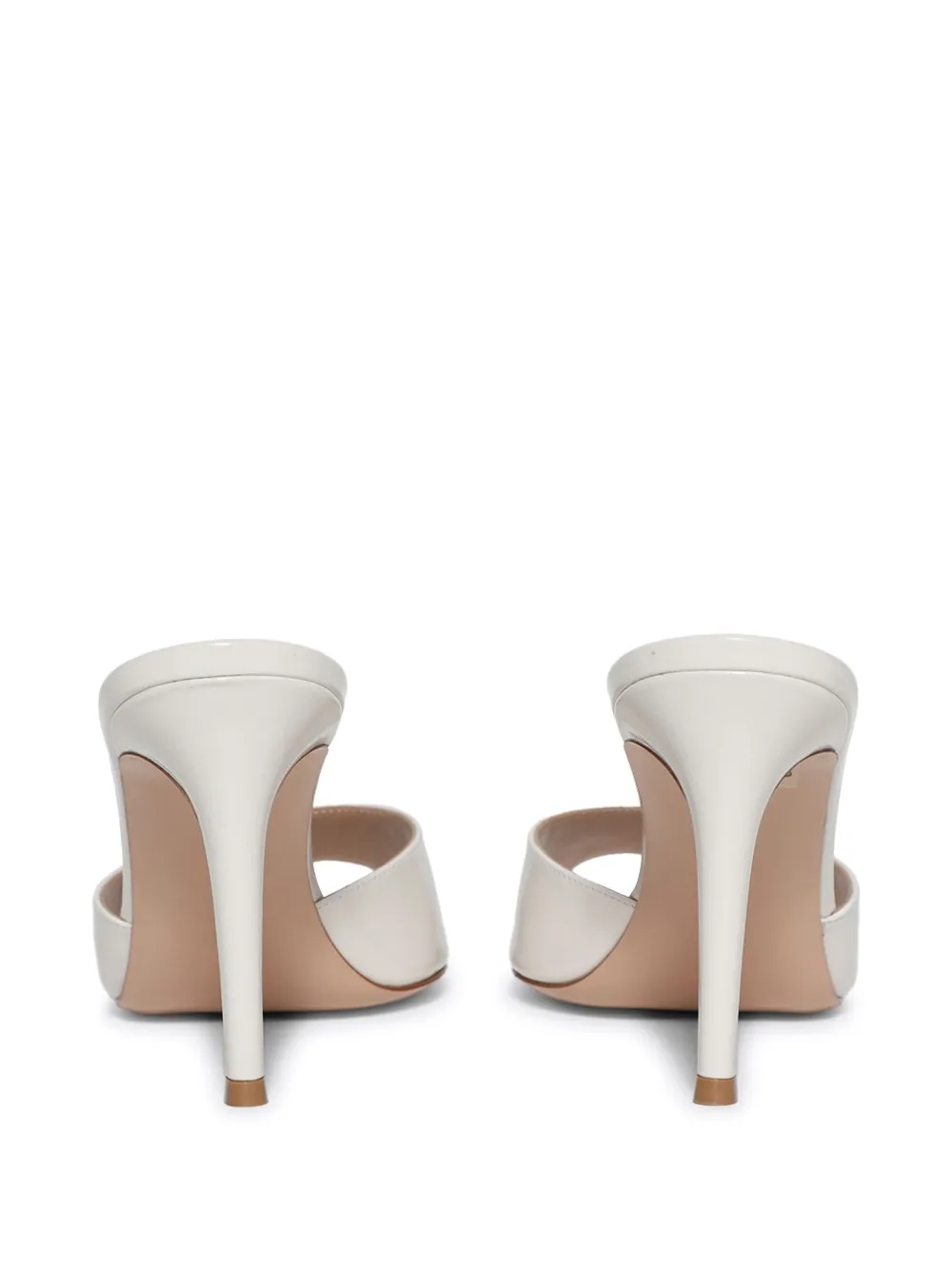 Gianvito Rossi 85mm Elle sandals White