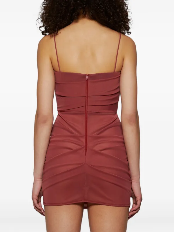 alex perry orange sequin dress Alex Perry Addilyn Sequined Crepe Midi Dress - Orange