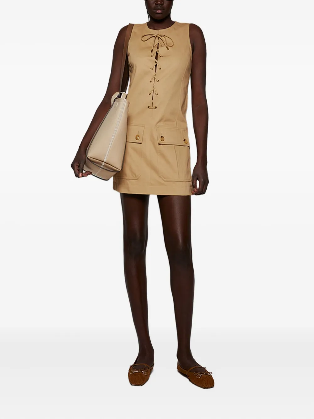Chloé lace-up mini dress | Day Dresses | Image 2