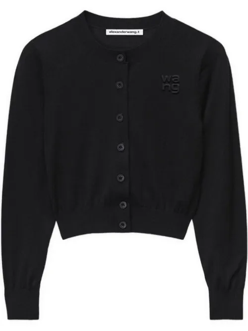 Cardigan à coupe crop - Alexander Wang - Modalova