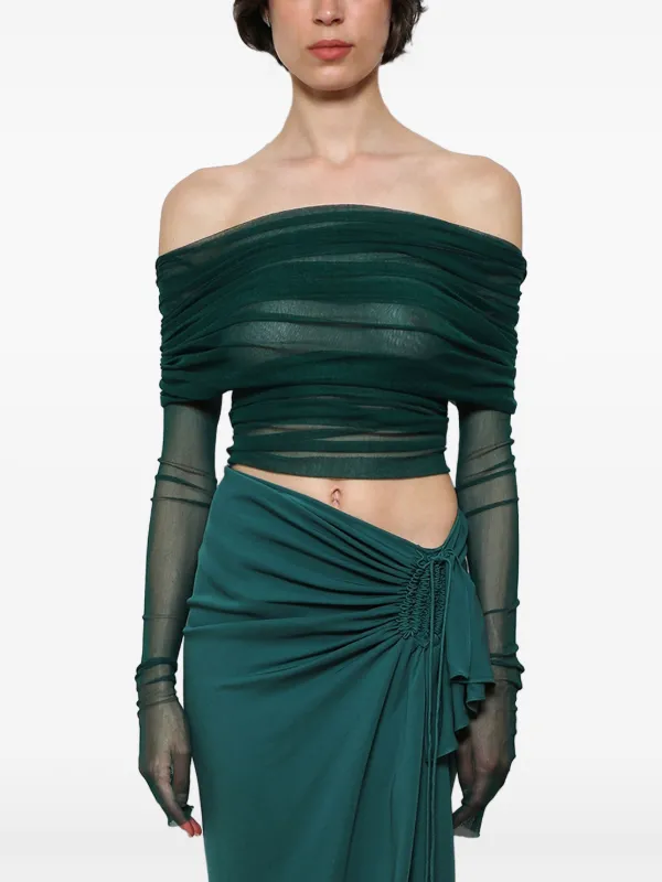Christopher Esber Veiled Top | Green | FARFETCH