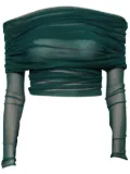 Christopher Esber Veiled top - Green