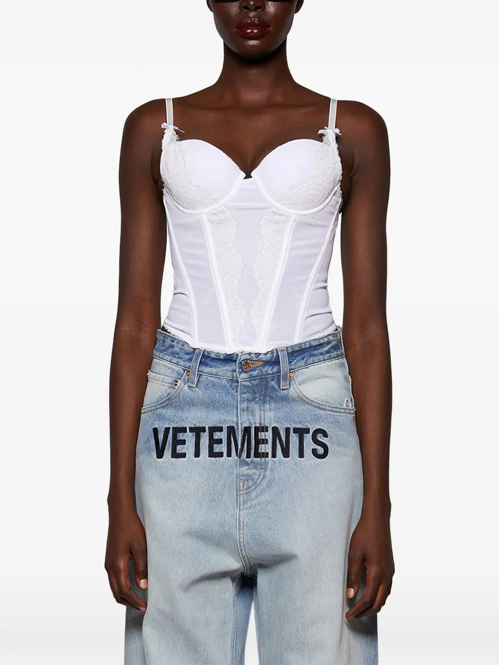 VETEMENTS Korset top - Wit