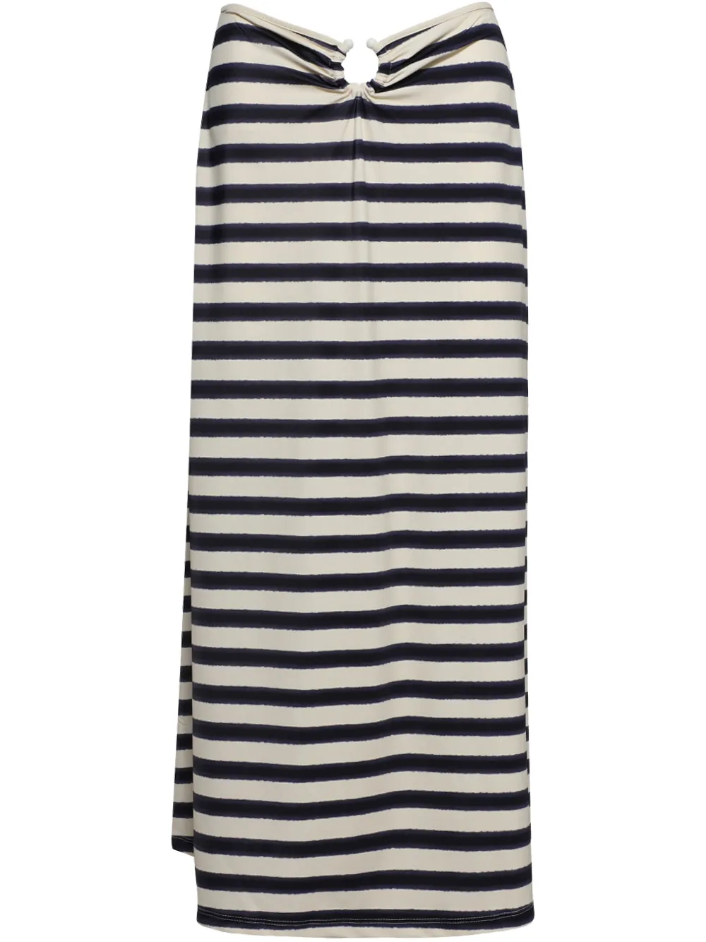 Johanna Ortiz Gestreepte maxi-rok Blauw
