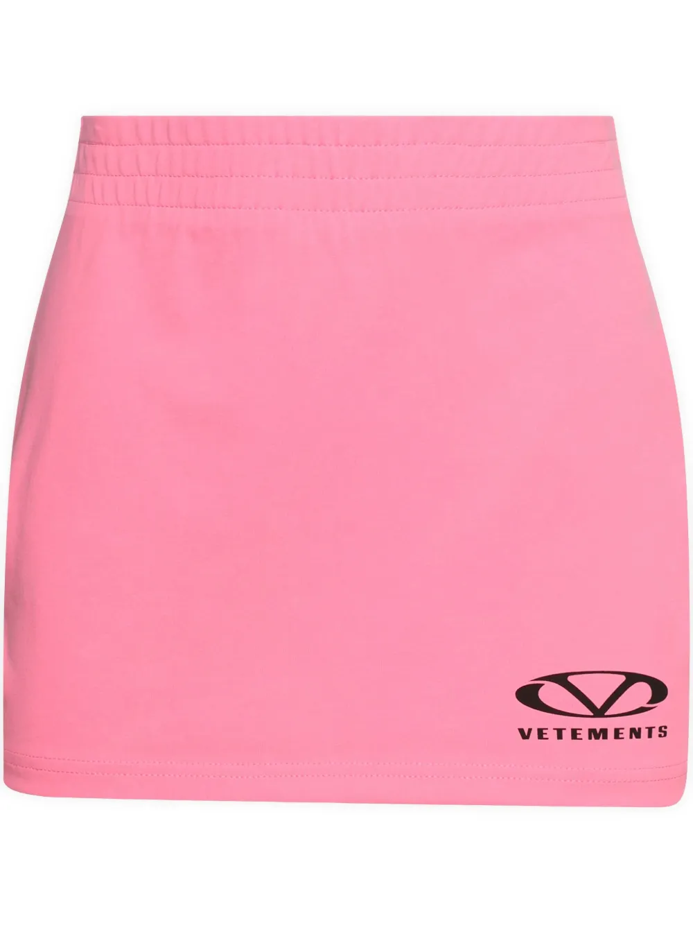 VETEMENTS Mini-rok met logoprint Roze