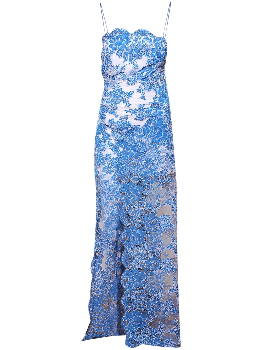 Christopher Esber lace-appliqué maxi dress | Blue | Image 1