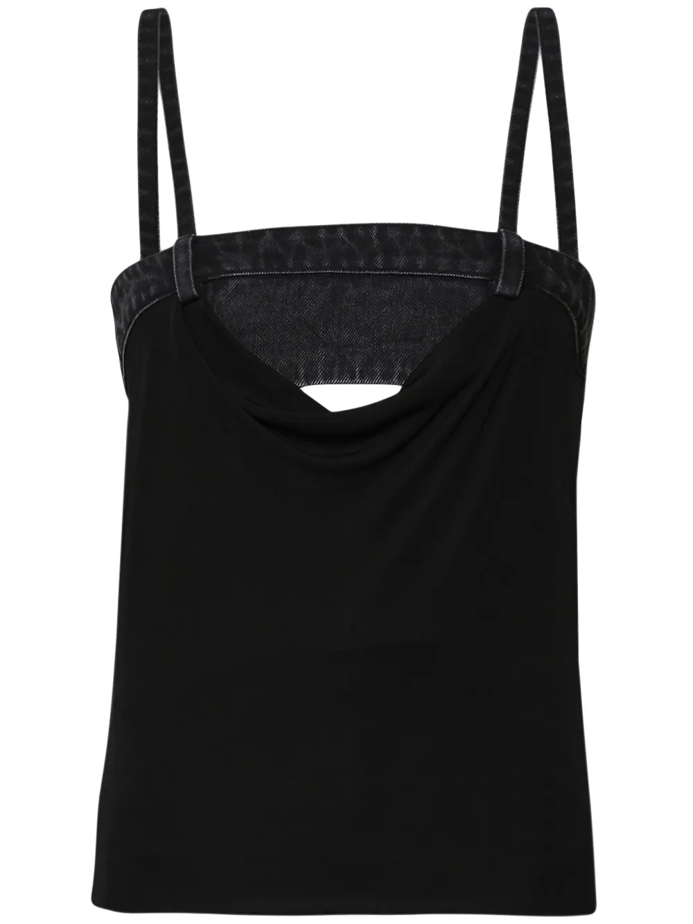 Draped Duo bustier top