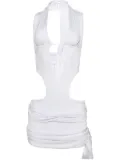 Di Petsa draped mini dress - White