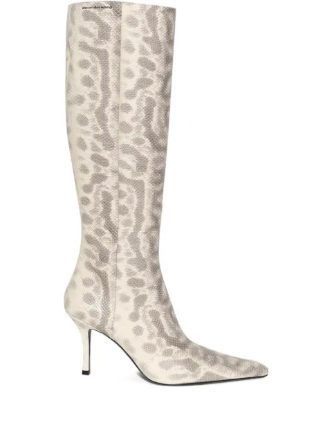 Alexander Wang Vivica leopard-print knee-high boots