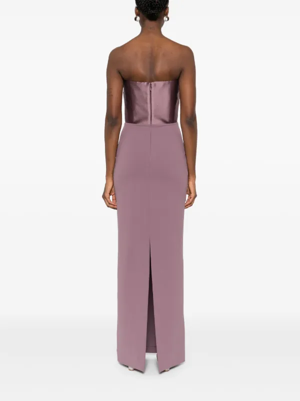 SOLACE LONDON ワンピース ドレス Afra long dress824340 Solace London The Afra Maxi Dress | Purple | FARFETCH