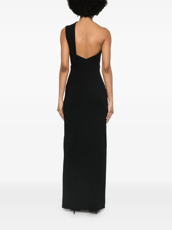 ワンピース SOLACE LONDON Woman Dress Black OS44044 BLACK Solace London The Lois Maxi Dress | Black | FARFETCH