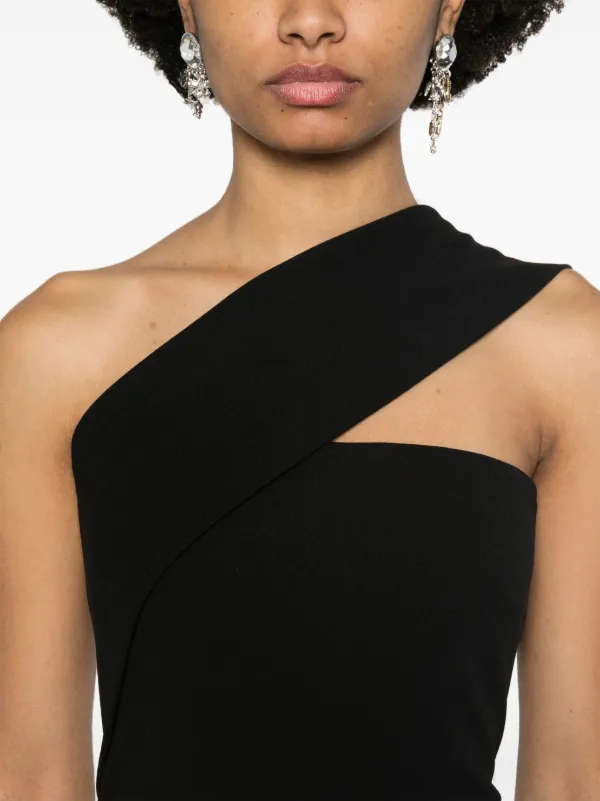 ワンピース SOLACE LONDON Woman Dress Black OS37003 BLACK 25621187_58661416_600.jpg