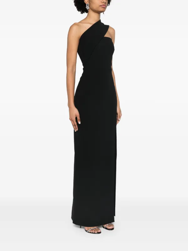 Solace London The Lois Maxi Dress | Black | FARFETCH
