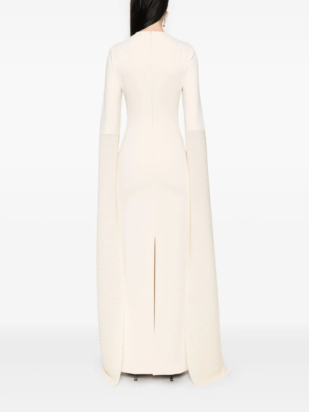 Solace London Naomi Maxi Dress In Neutrals