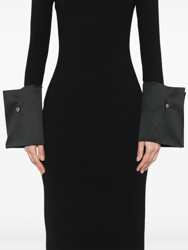 Solace London Chloe Maxi Dress | Black | FARFETCH