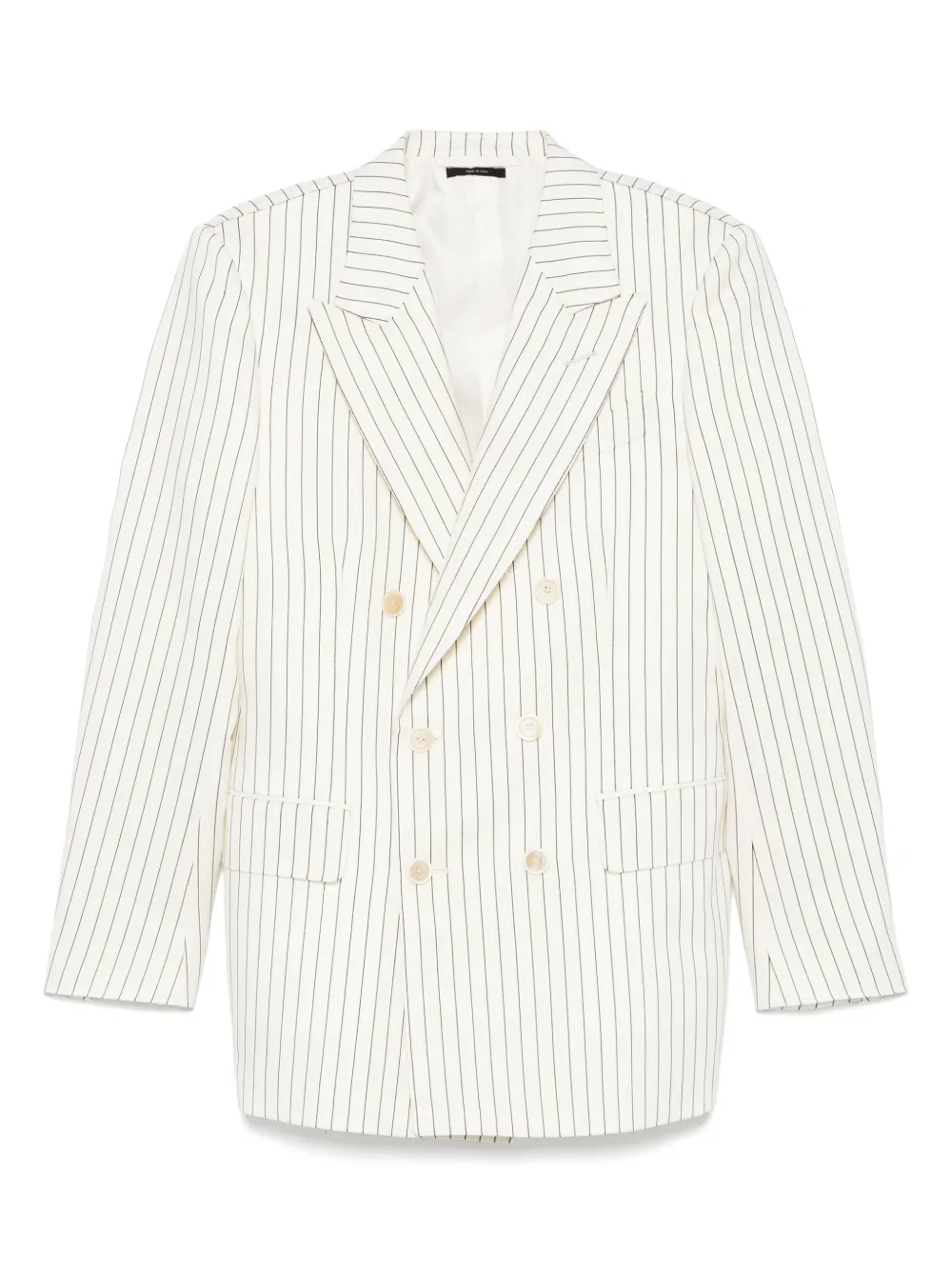 TOM FORD Gestreepte blazer Beige