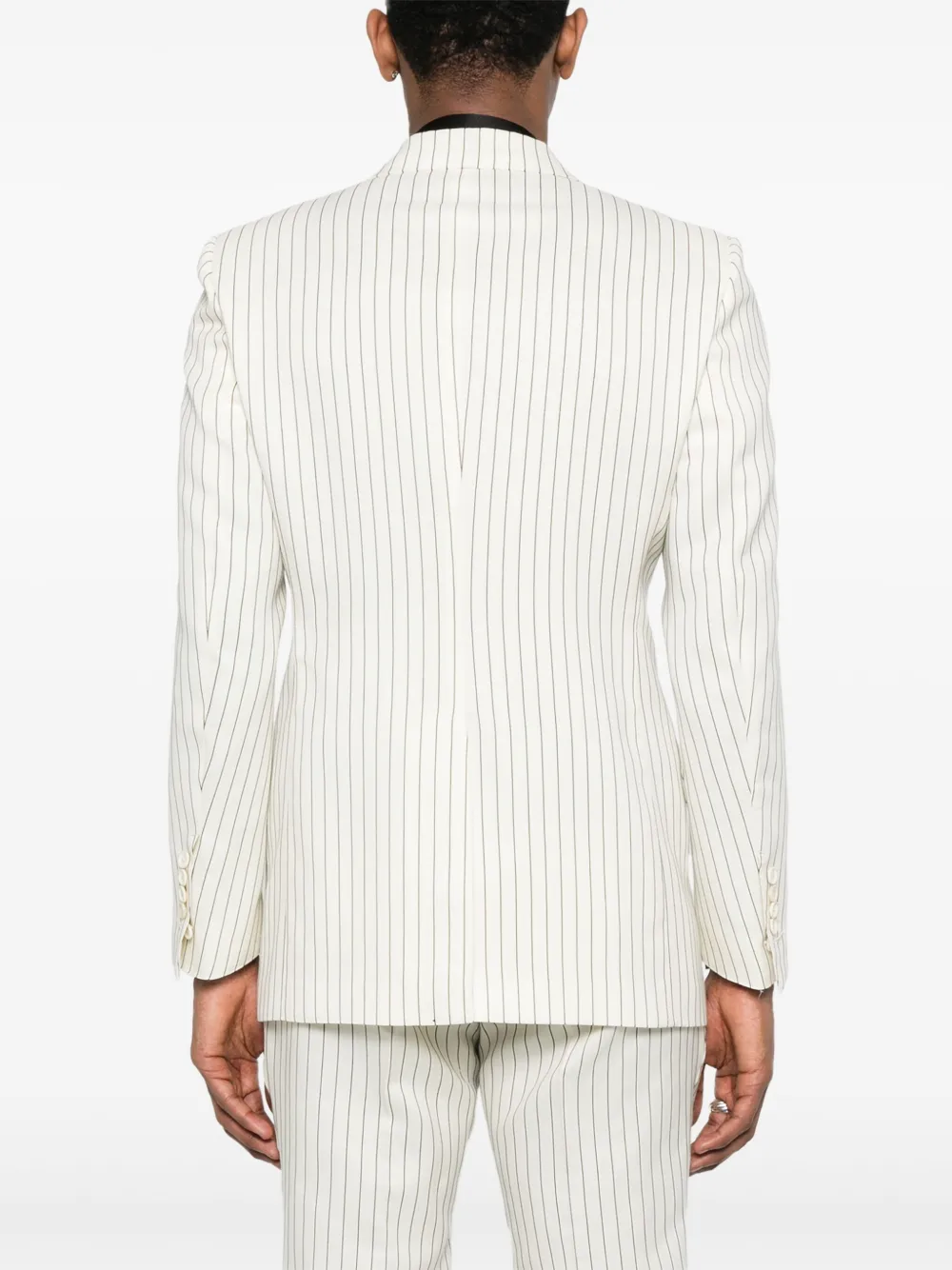 TOM FORD Gestreepte blazer Beige