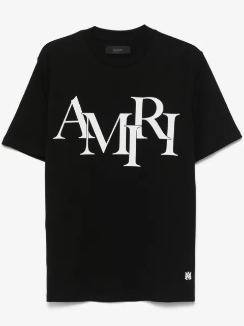 AMIRI Amiri staggered logo T-shirt