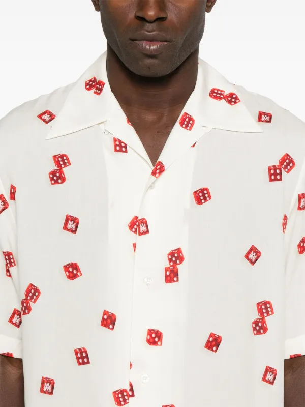 AMIRI Dice Shirt White FARFETCH EG