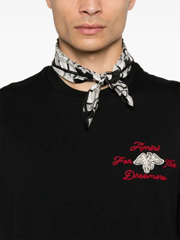 Tシャツ・カットソー AMIRI SS25 'Dreamers' shirt (AMSTCA1072 BLACK) AMIRI Dreamers T-shirt | Black | FARFETCH