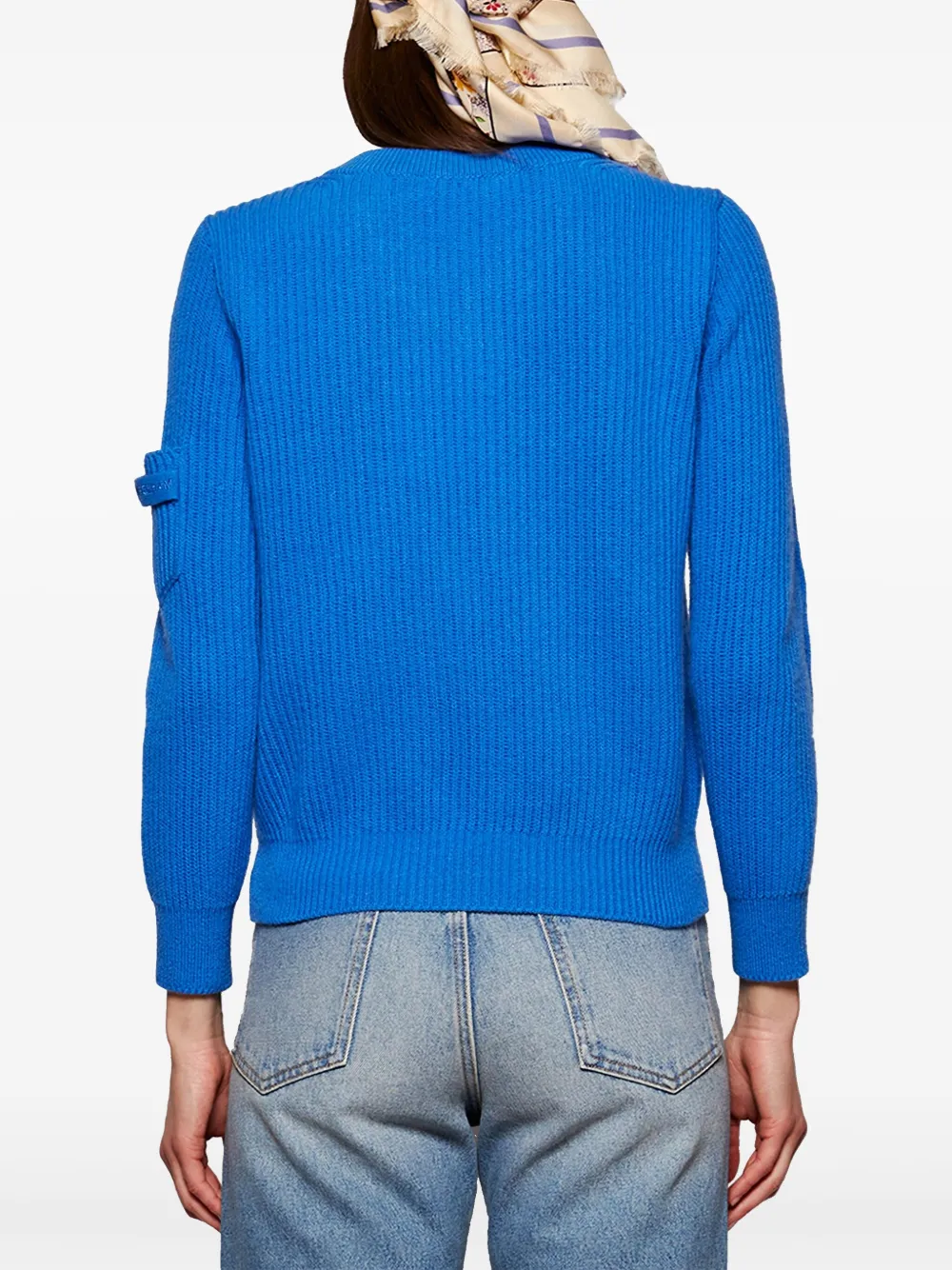 Victoria Beckham Trui met V-hals Blauw